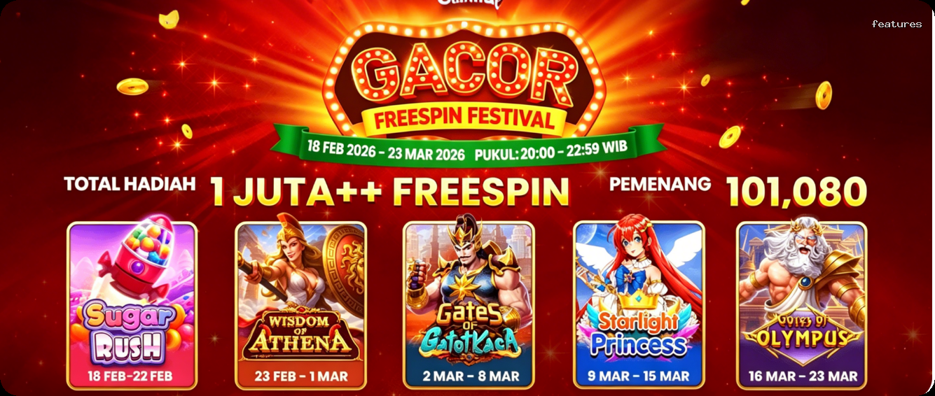 Login features Sekarang Bonus Melimpah